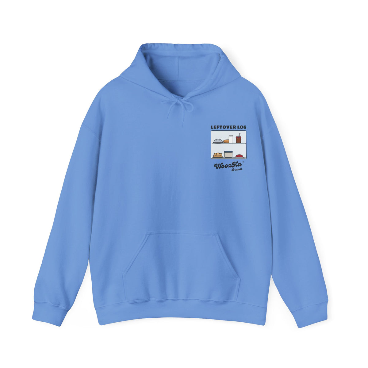 WoozKa Brands Funny Thanksgiving Leftovers Hoodie, Turkey Pie Back Print