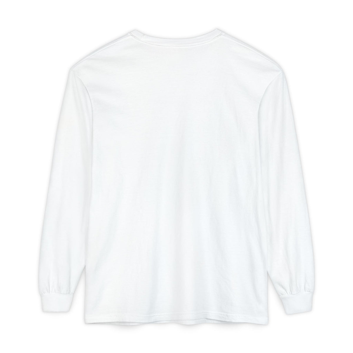 WoozKa Brands Late Night Noodles Ghost Long Sleeve T-Shirt, Front Graphic