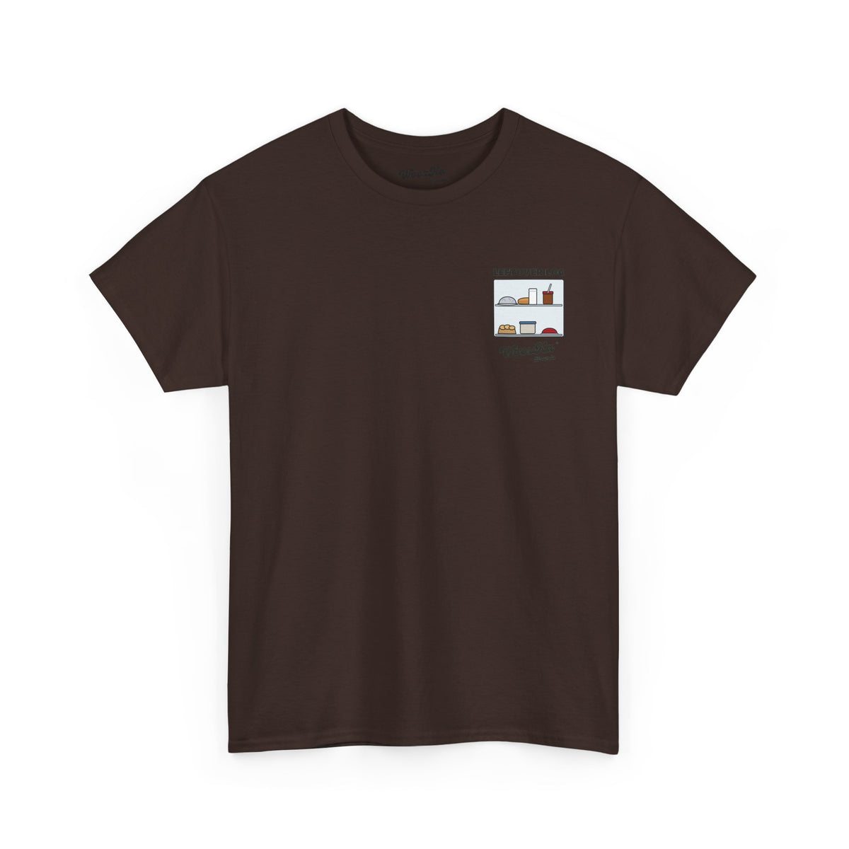 WoozKa Brands Funny Thanksgiving Leftovers T-Shirt, Turkey Pie Back Print