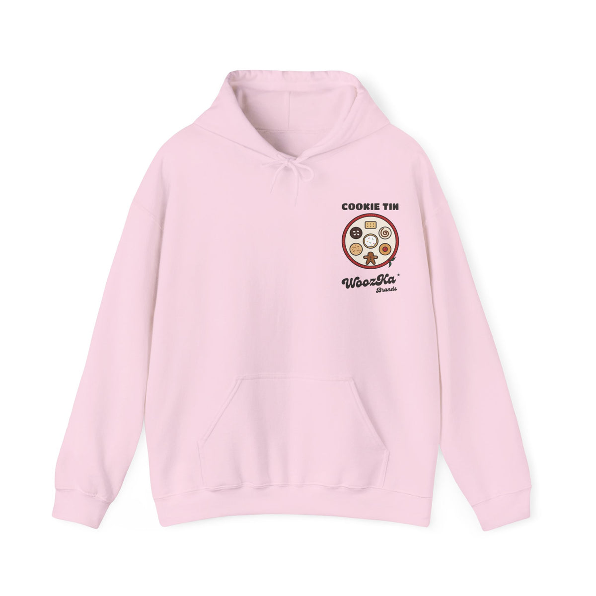 WoozKa Brands Christmas Cookie Hoodie, Holiday Baking Back Print