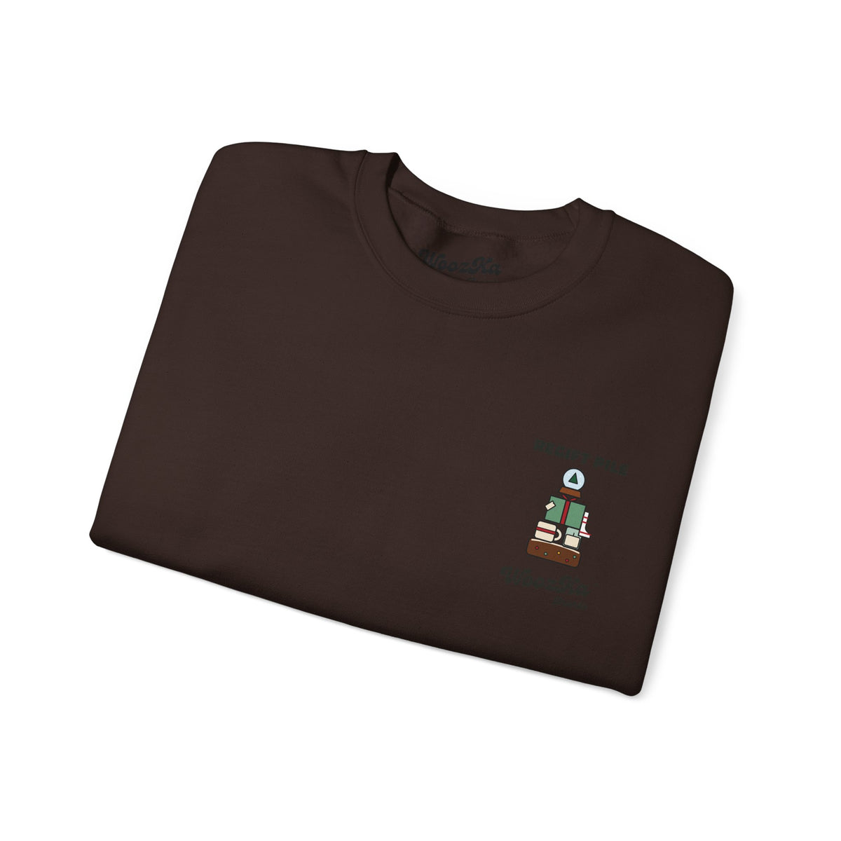 WoozKa Brands Funny Christmas Sweatshirt, Regift Office Party Back Print