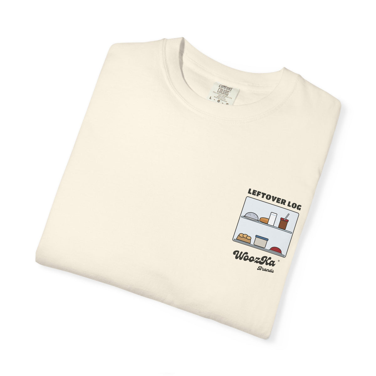 WoozKa Brands Funny Thanksgiving Leftovers Heavyweight Tee, Back Print
