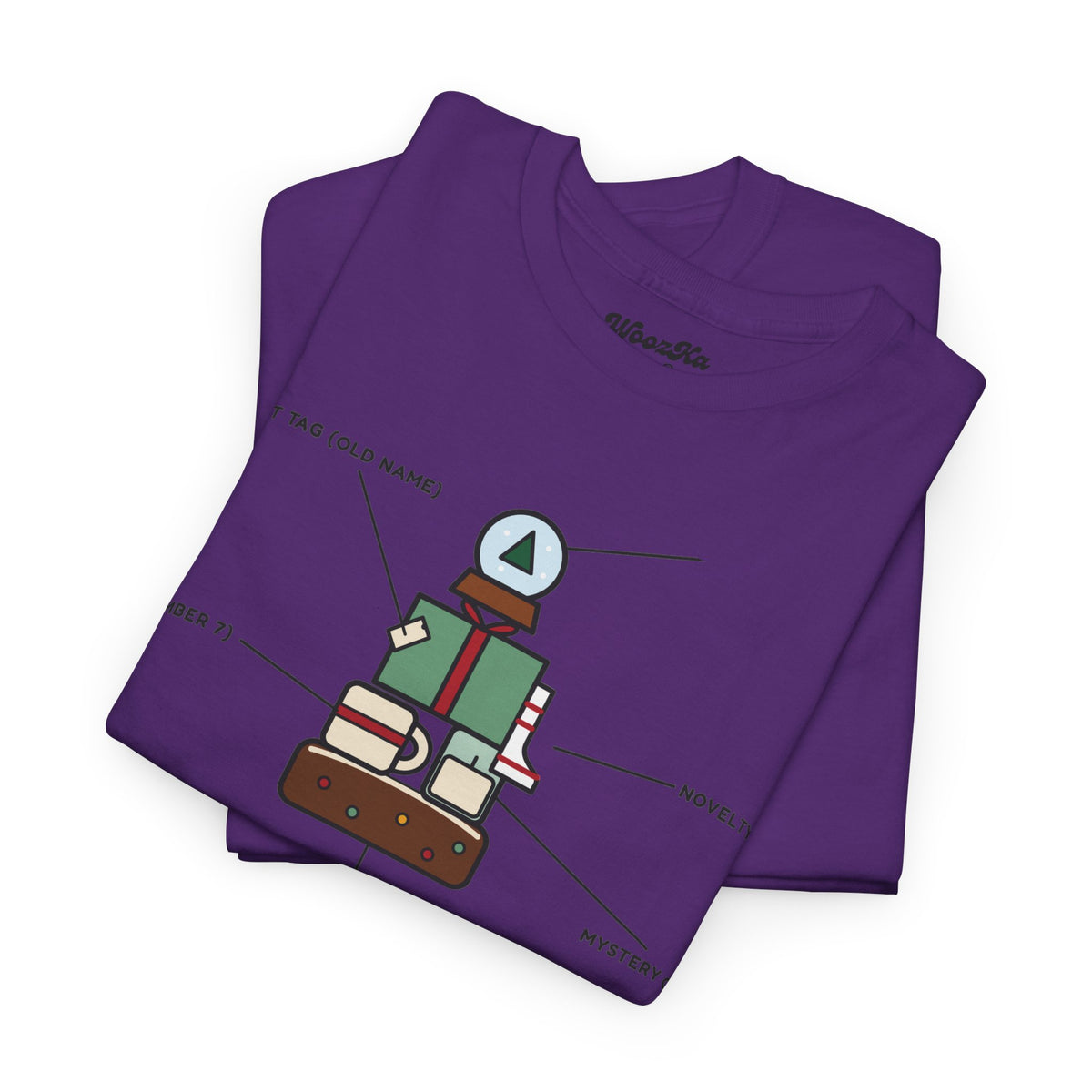 WoozKa Brands Funny Christmas T-Shirt, Regift Office Party Front Print