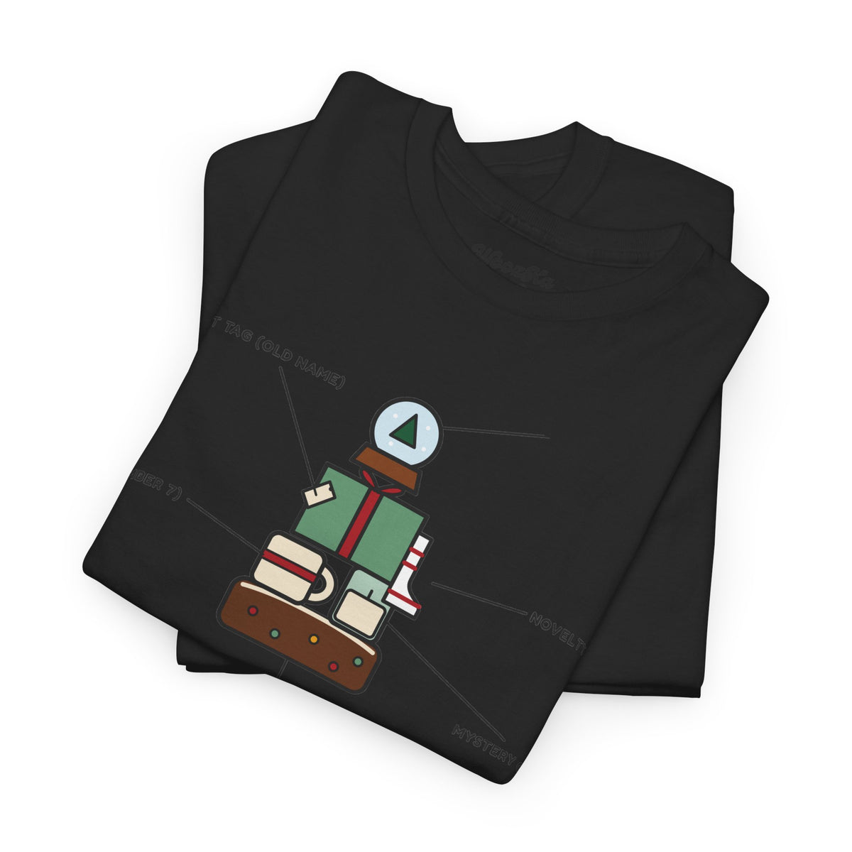WoozKa Brands Funny Christmas T-Shirt, Regift Office Party Front Print