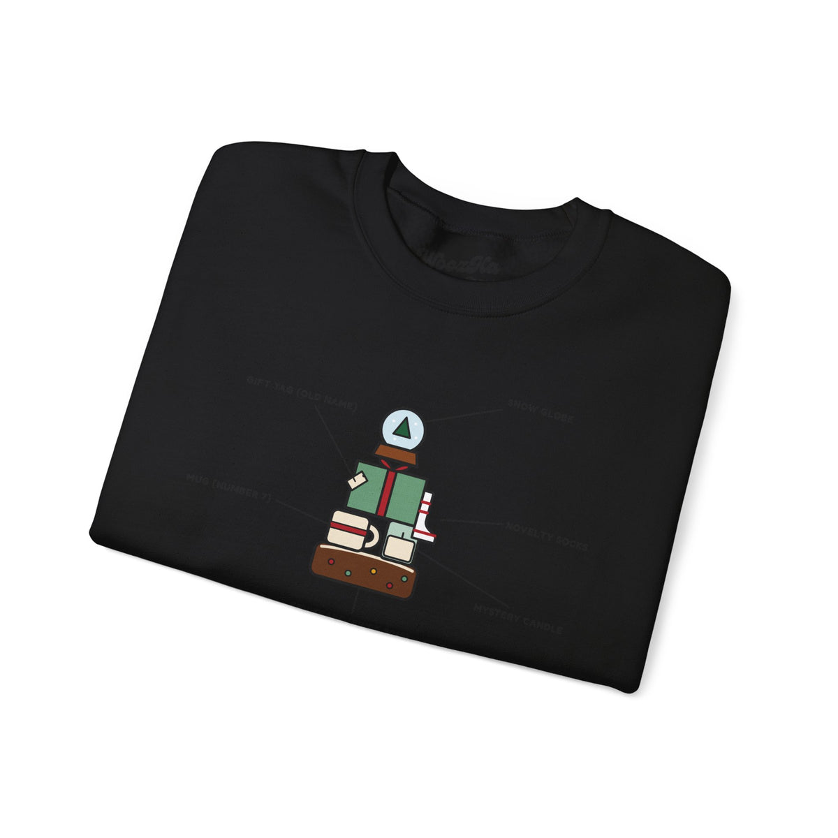 WoozKa Brands Funny Christmas Sweatshirt, Regift Office Party Front Print