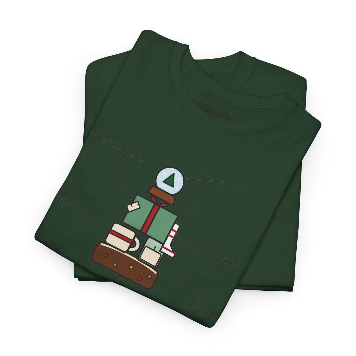 WoozKa Brands Funny Christmas T-Shirt, Regift Office Party Front Print