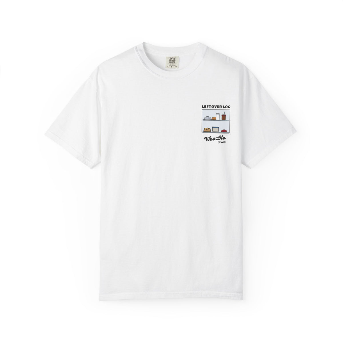 WoozKa Brands Funny Thanksgiving Leftovers Heavyweight Tee, Back Print