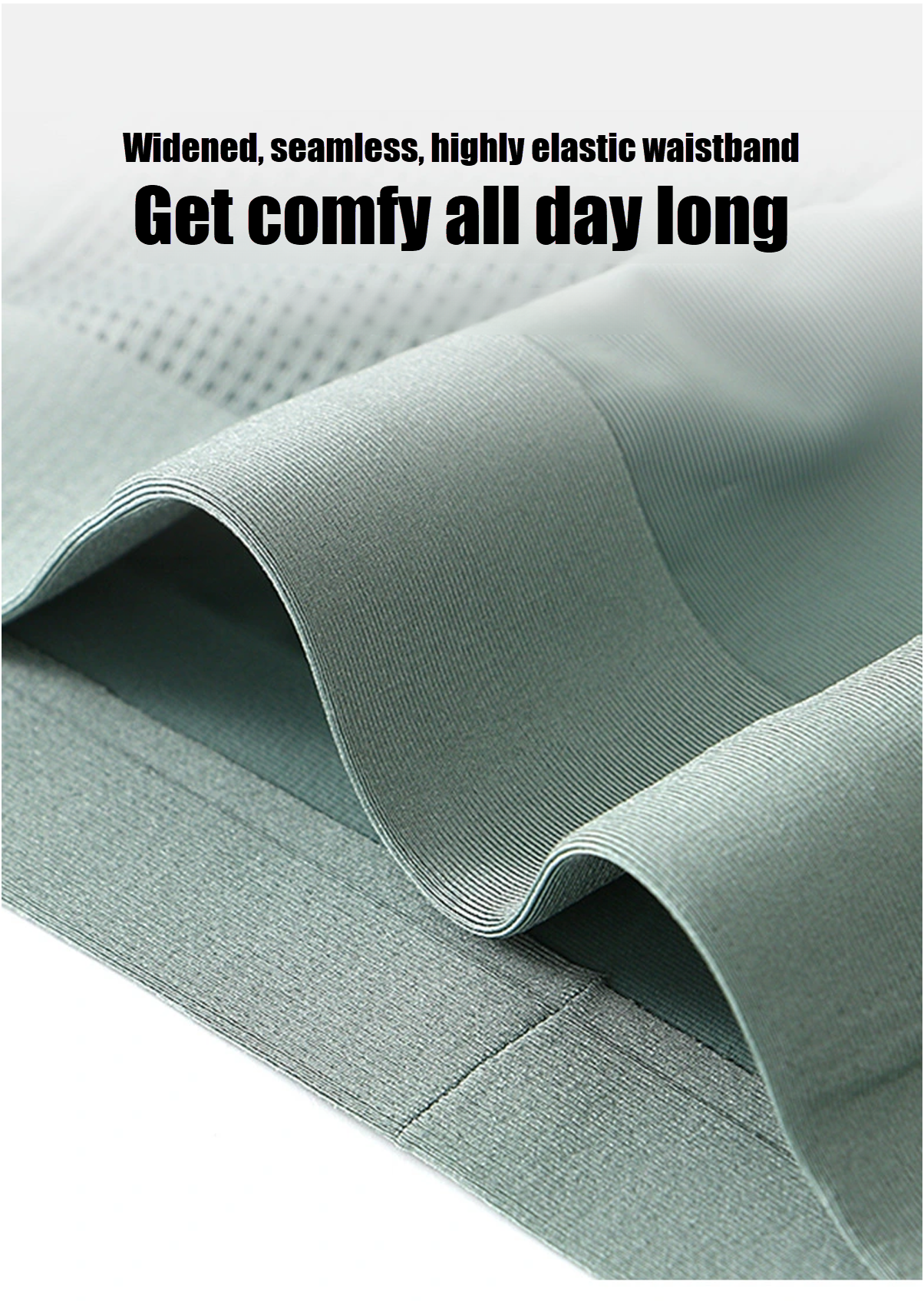 Ice Silk Men's Underwear - Breathable Super Soft Seamless Boxer Briefs, Moisture Wicking Trunks