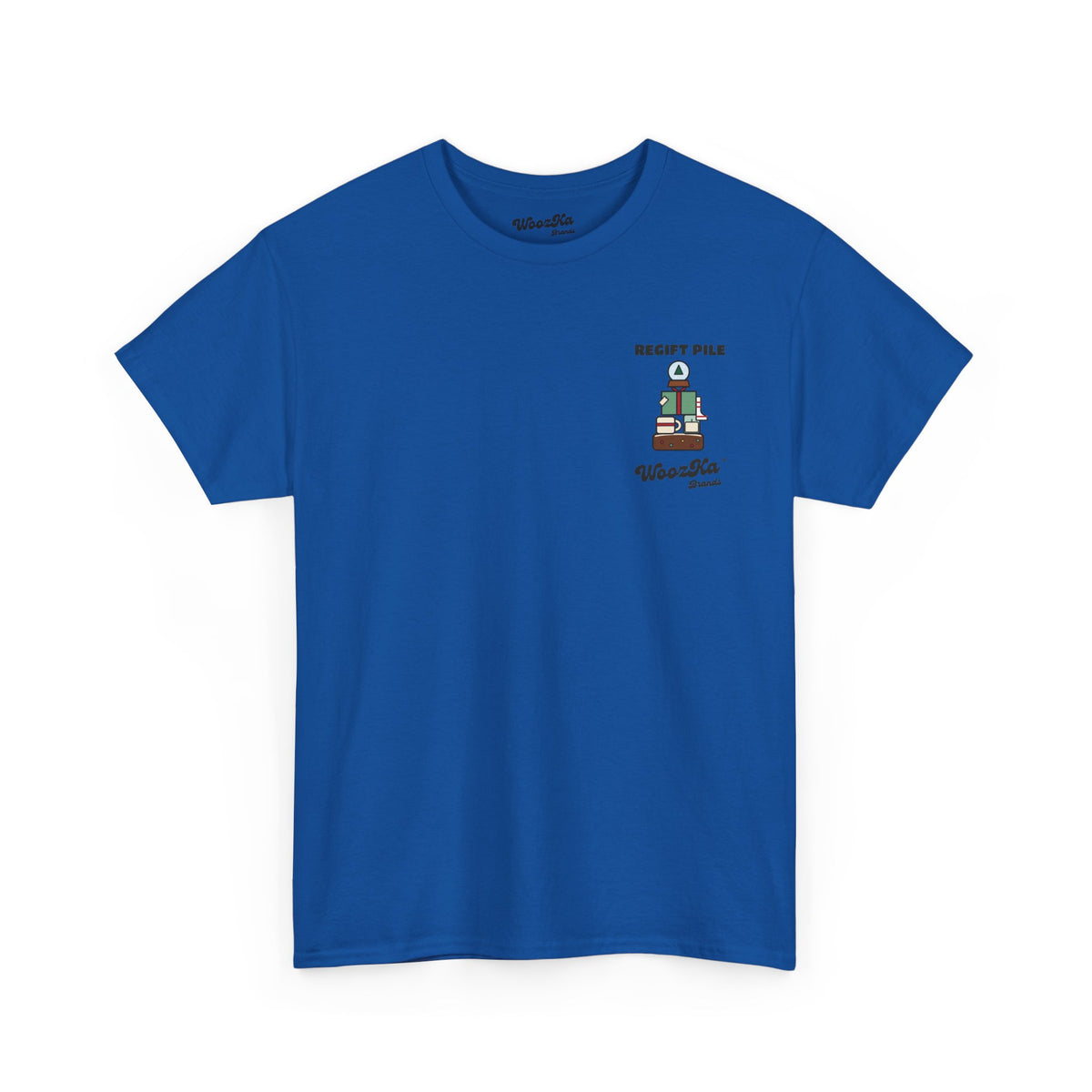 WoozKa Brands Funny Christmas T-Shirt, Regift Office Party Back Print