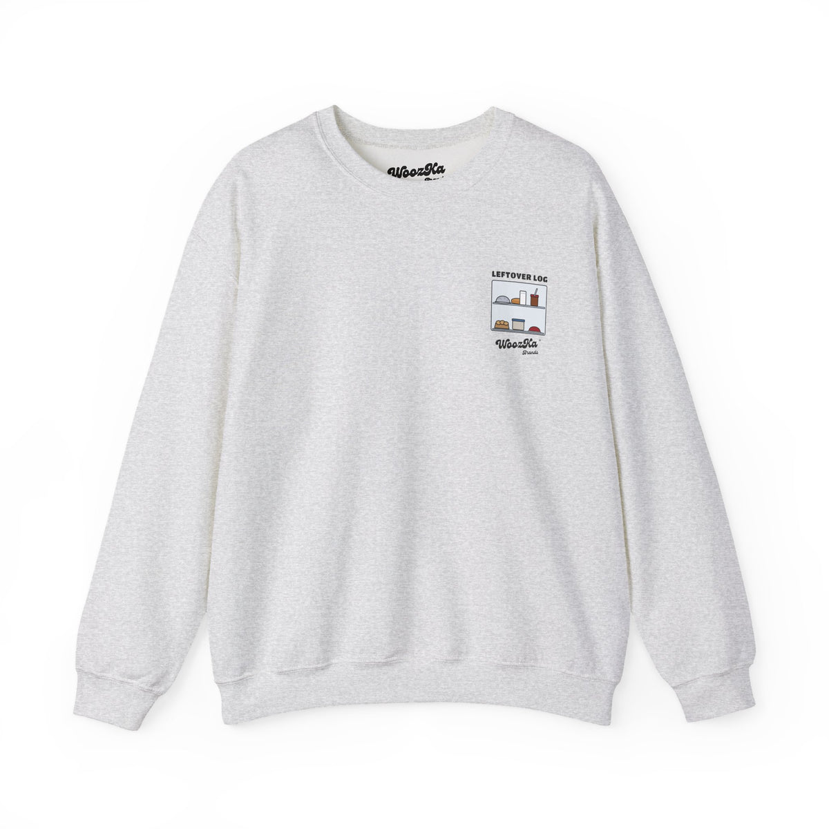 WoozKa Brands Funny Thanksgiving Leftovers Sweatshirt, Back Print