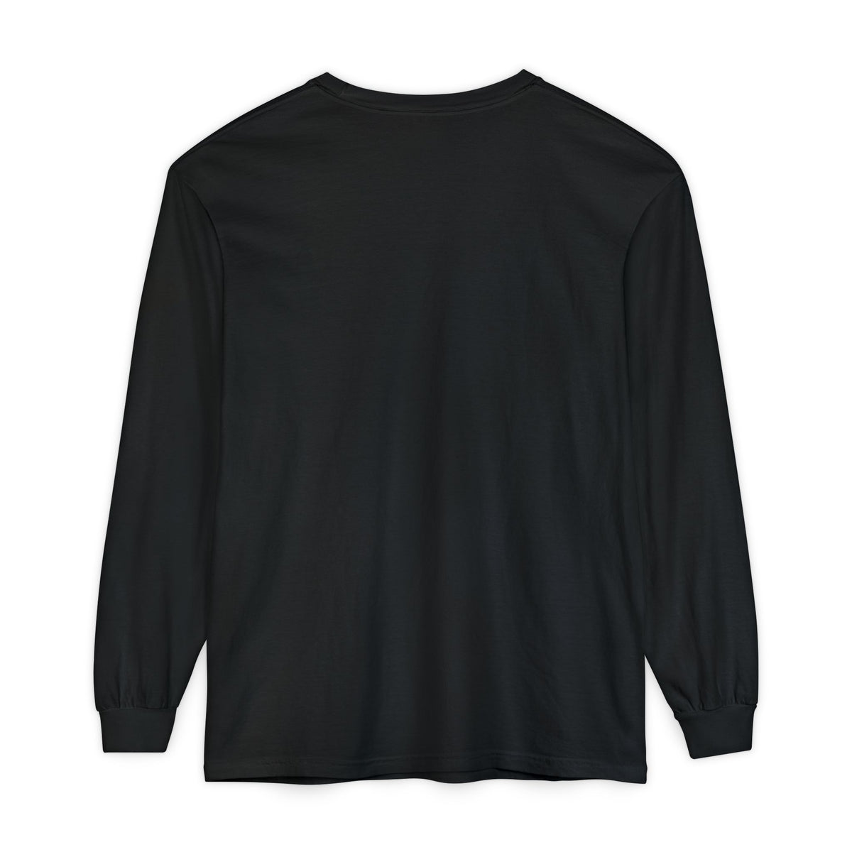 WoozKa Brands Scarf Season Penguin Long Sleeve T-Shirt, Front Graphic