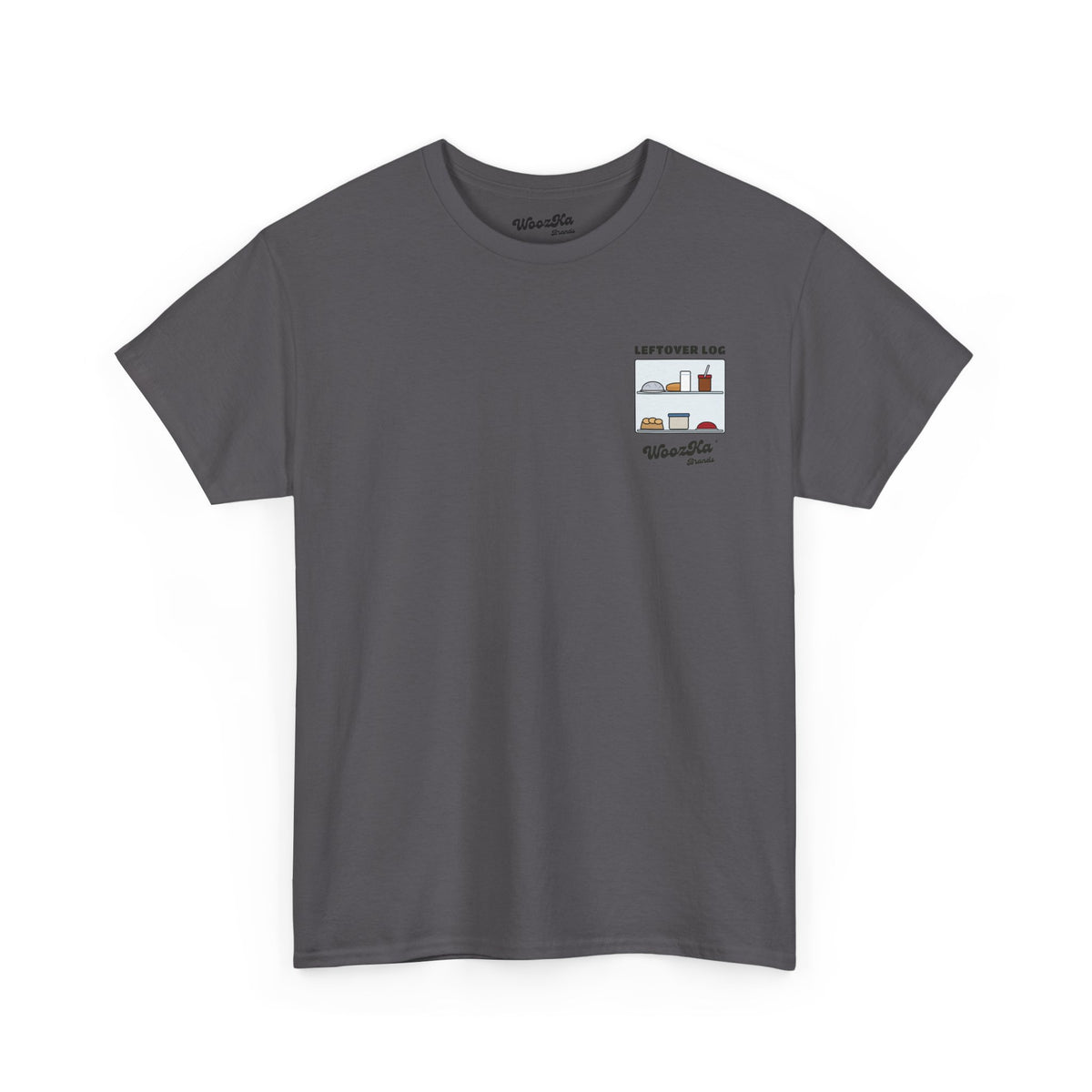 WoozKa Brands Funny Thanksgiving Leftovers T-Shirt, Turkey Pie Back Print