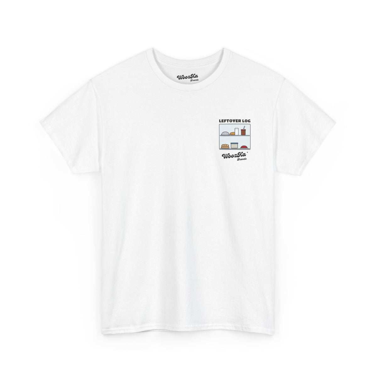 WoozKa Brands Funny Thanksgiving Leftovers T-Shirt, Turkey Pie Back Print