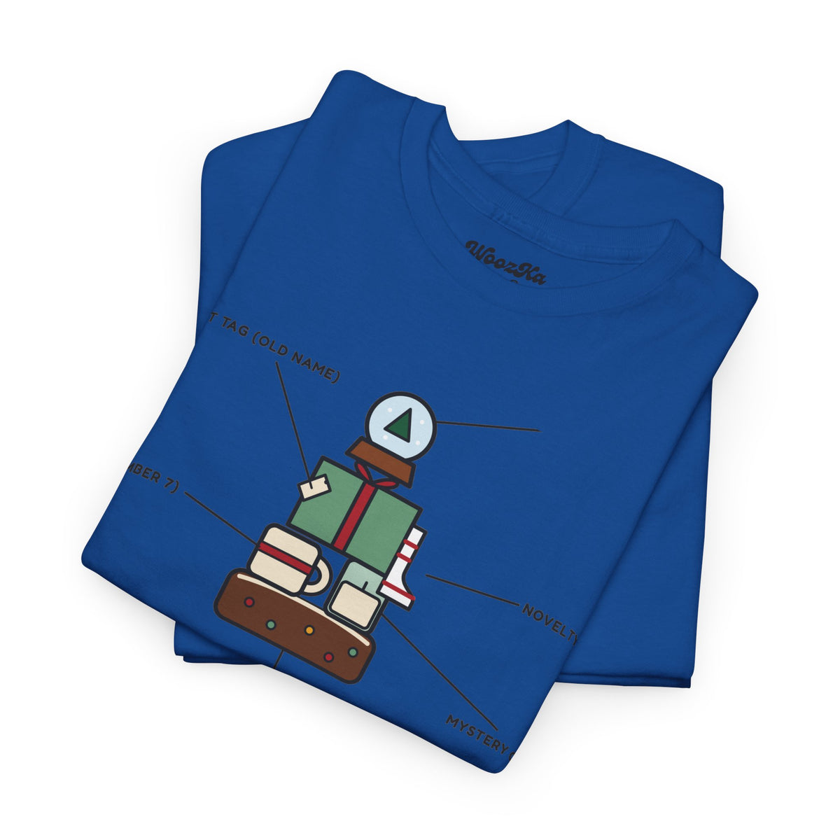 WoozKa Brands Funny Christmas T-Shirt, Regift Office Party Front Print