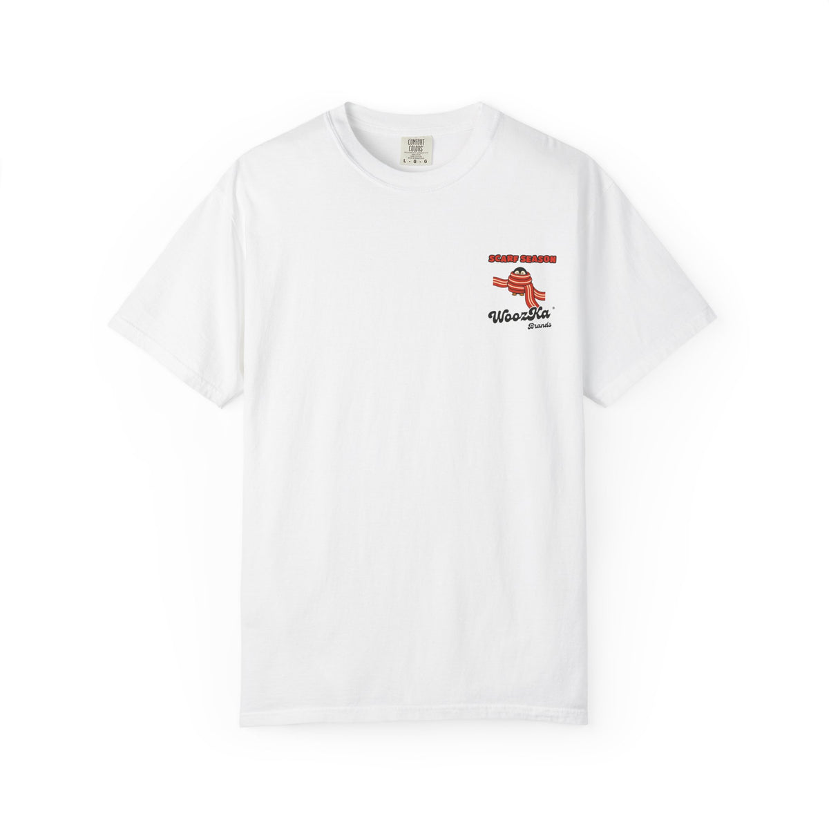WoozKa Brands Cute Penguin Winter Heavyweight Tee, Funny Long Back Print