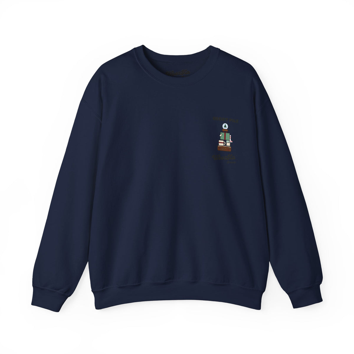 WoozKa Brands Funny Christmas Sweatshirt, Regift Office Party Back Print
