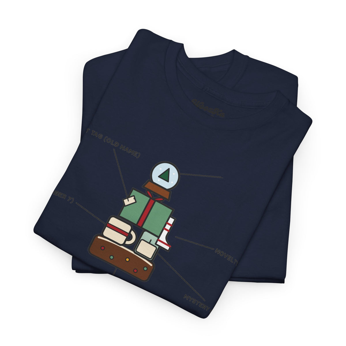 WoozKa Brands Funny Christmas T-Shirt, Regift Office Party Front Print