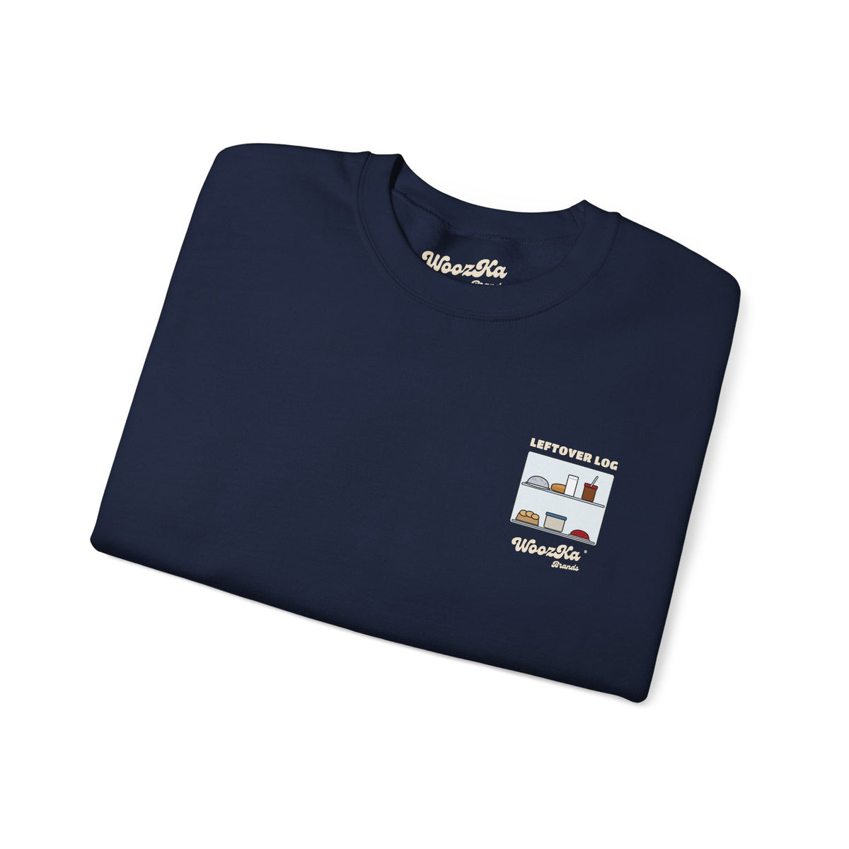 WoozKa Brands Funny Thanksgiving Leftovers Sweatshirt, Back Print