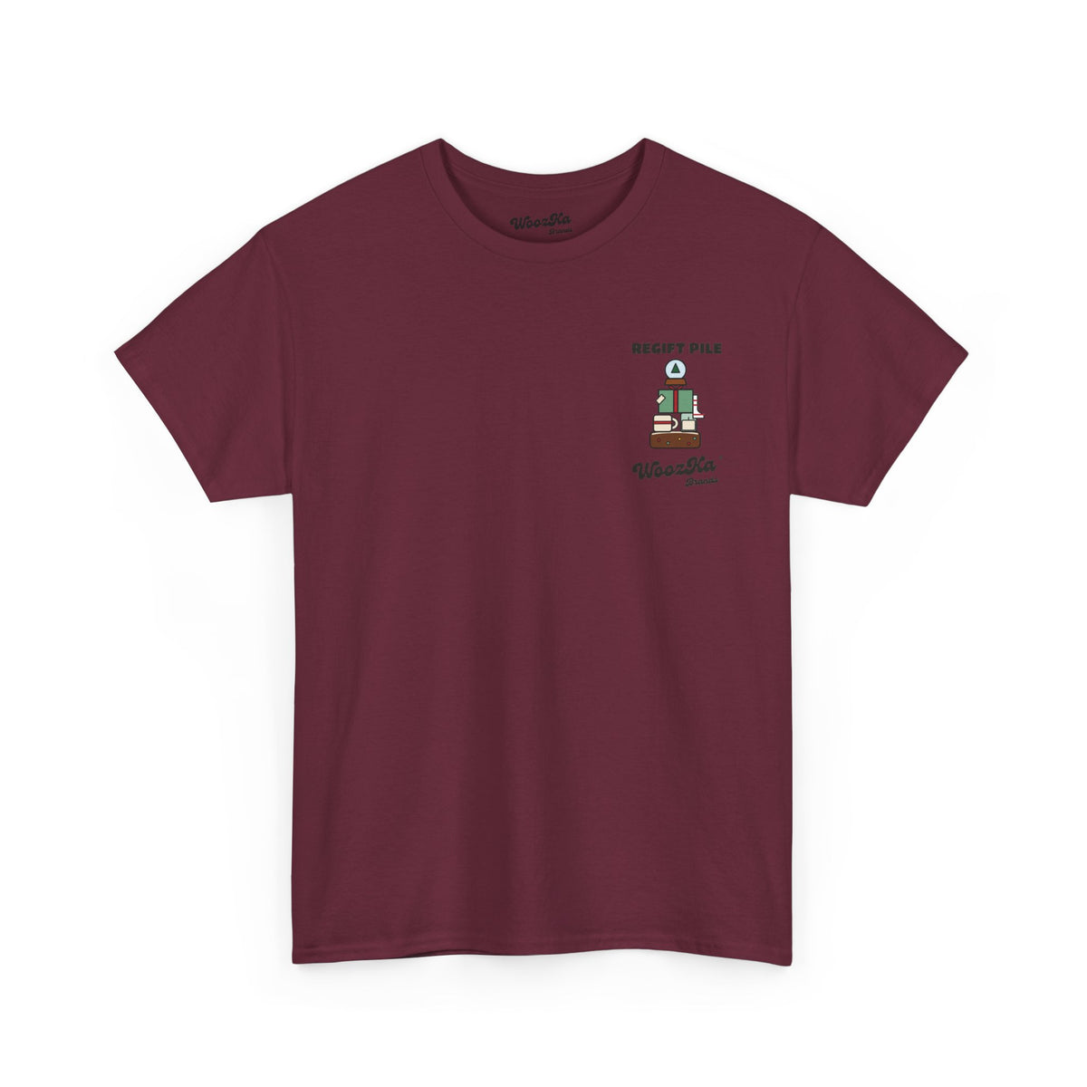 WoozKa Brands Funny Christmas T-Shirt, Regift Office Party Back Print