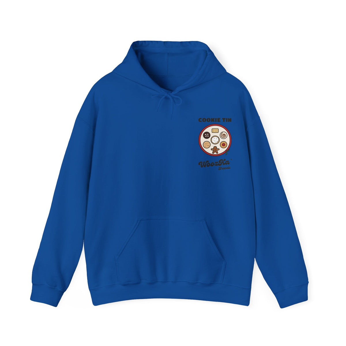 WoozKa Brands Christmas Cookie Hoodie, Holiday Baking Wide Back Print