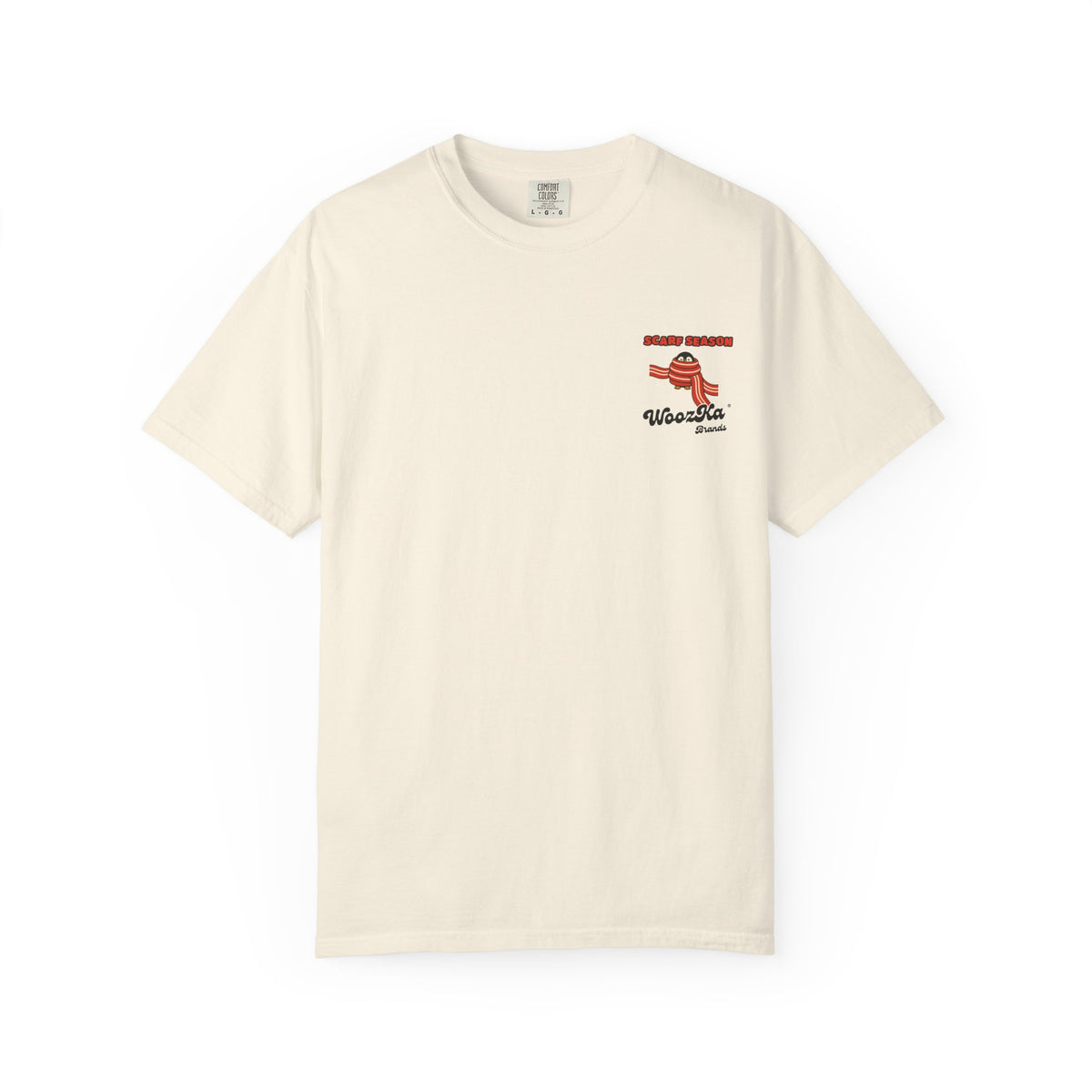 WoozKa Brands Cute Penguin Winter Heavyweight Tee, Funny Long Back Print