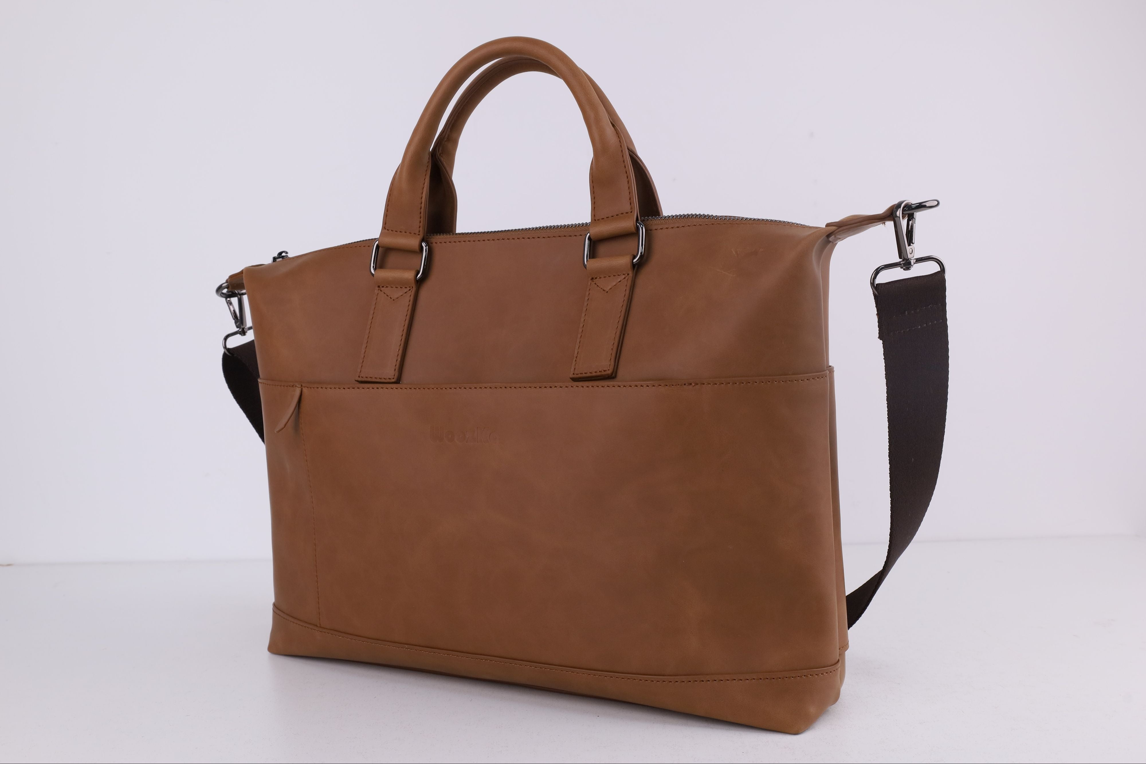 Leather Messenger Laptop Bag / Briefcase / Cross Bag