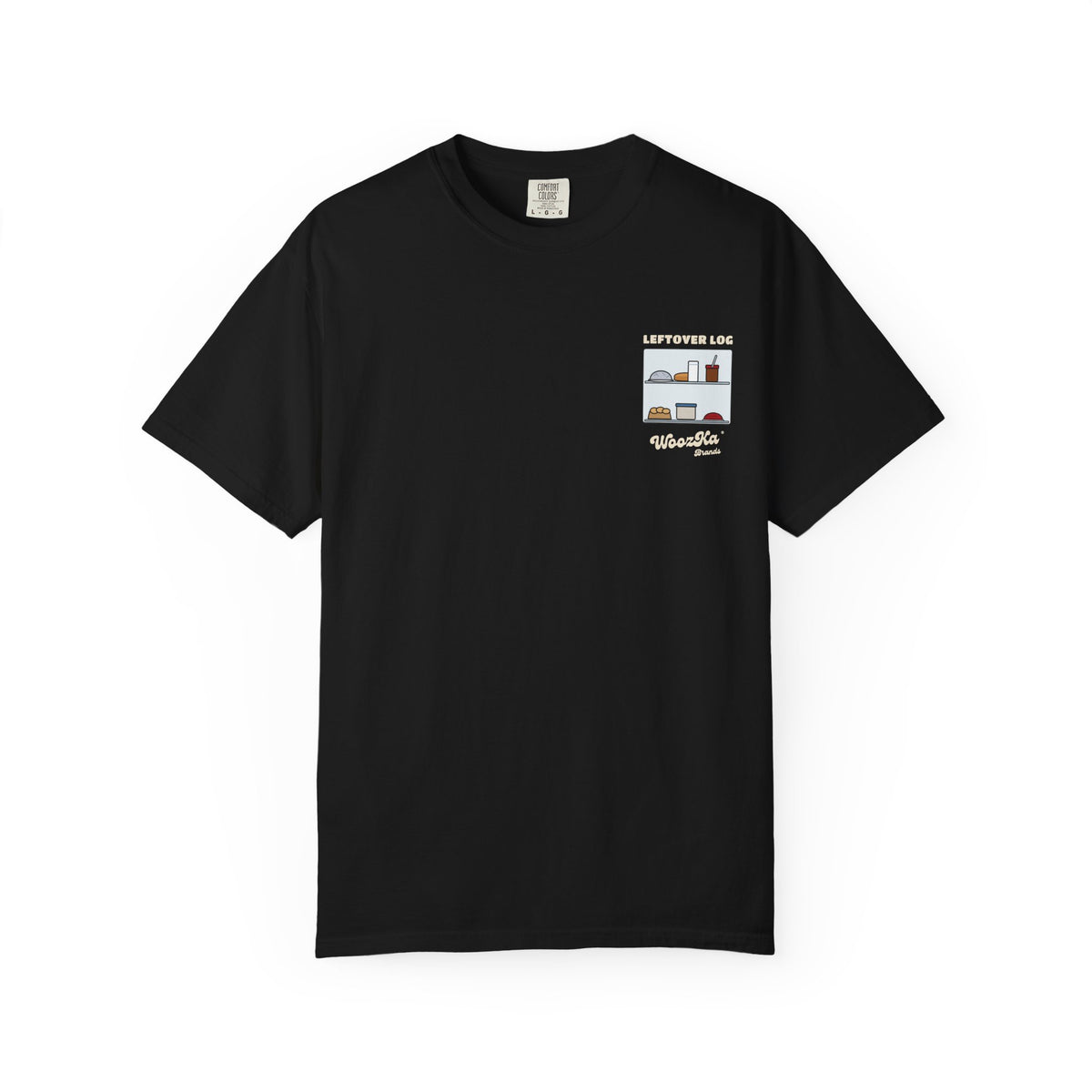 WoozKa Brands Funny Thanksgiving Leftovers Heavyweight Tee, Back Print