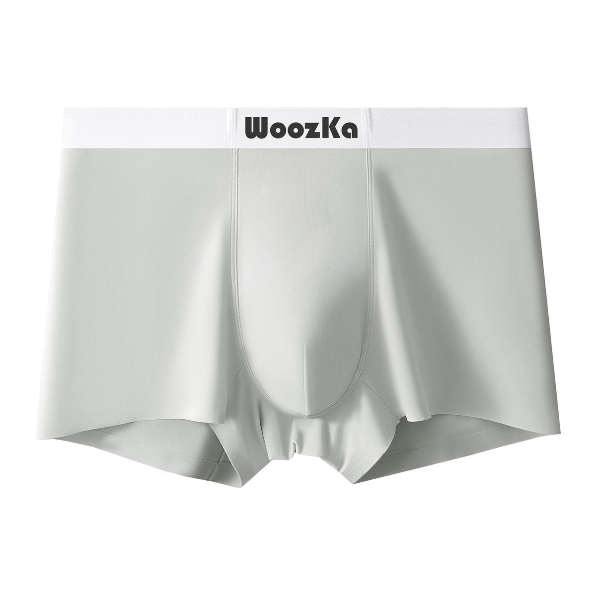 WoozKa Men's Milk Silk Ice Silk Boxer Briefs, Seamless Cooling Trunks