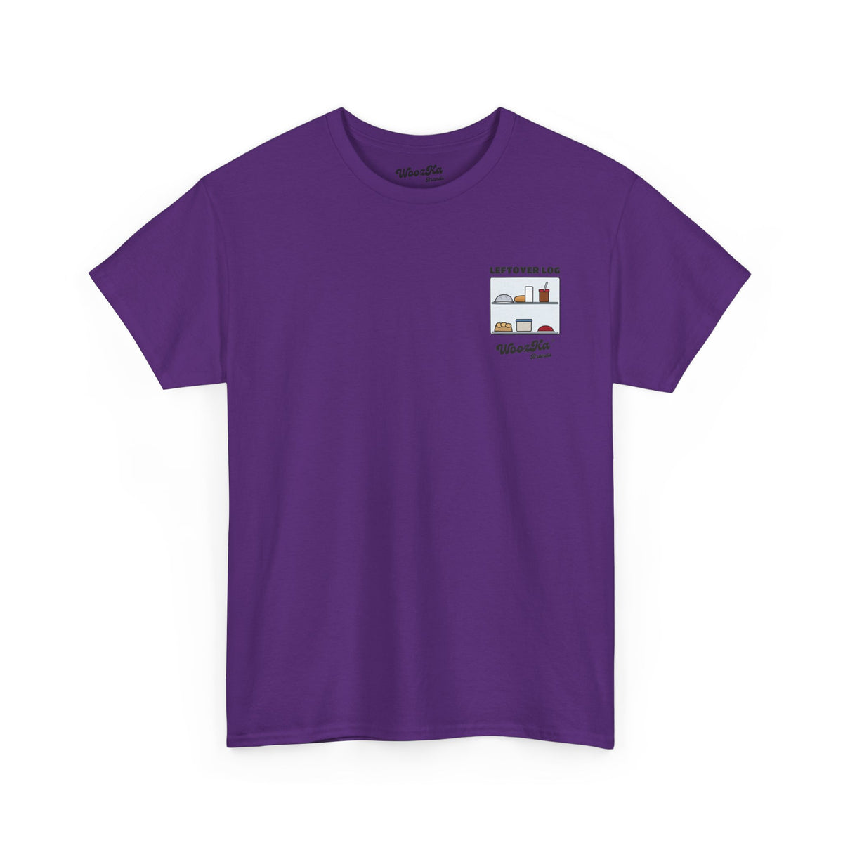 WoozKa Brands Funny Thanksgiving Leftovers T-Shirt, Turkey Pie Back Print