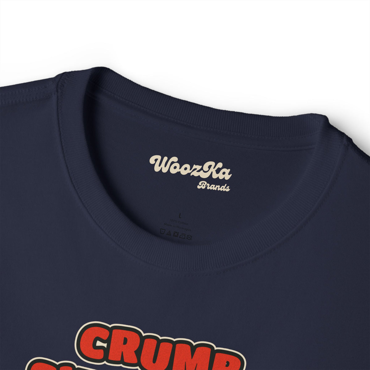 WoozKa Brands Crumb Situation Opossum Oversized Boxy T-Shirt, Front Graphic
