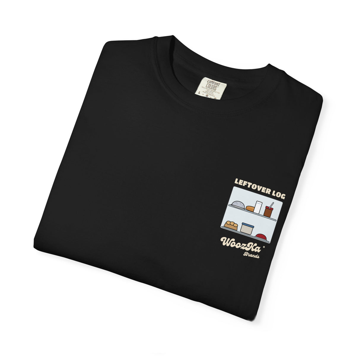 WoozKa Brands Funny Thanksgiving Leftovers Heavyweight Tee, Back Print