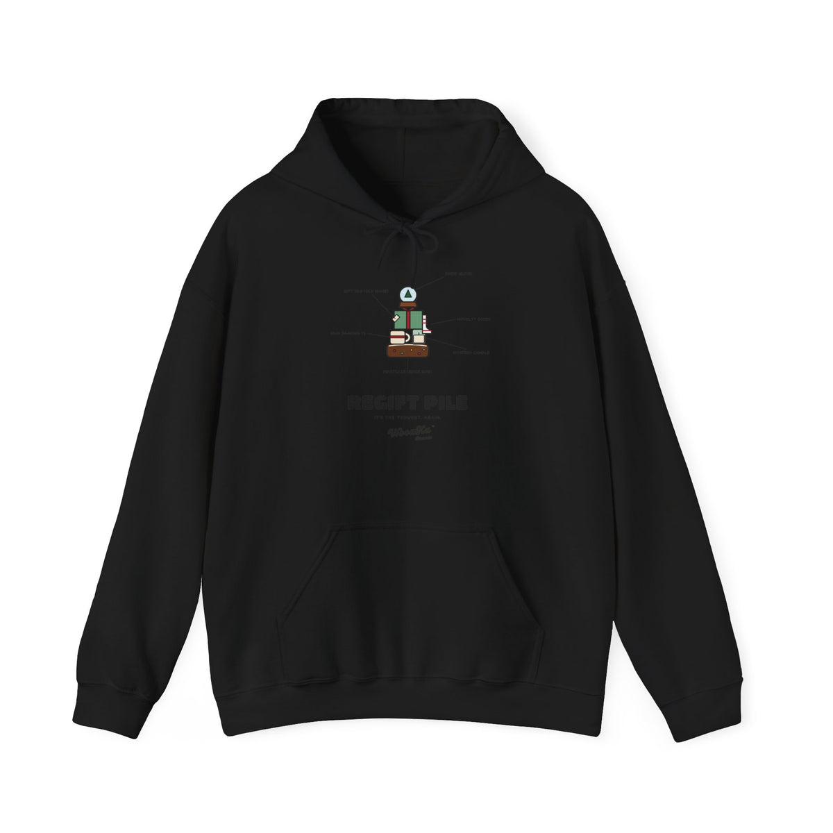 WoozKa Brands Funny Christmas Hoodie, Regift Office Party Front Print