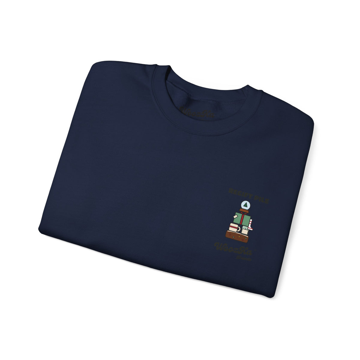 WoozKa Brands Funny Christmas Sweatshirt, Regift Office Party Back Print