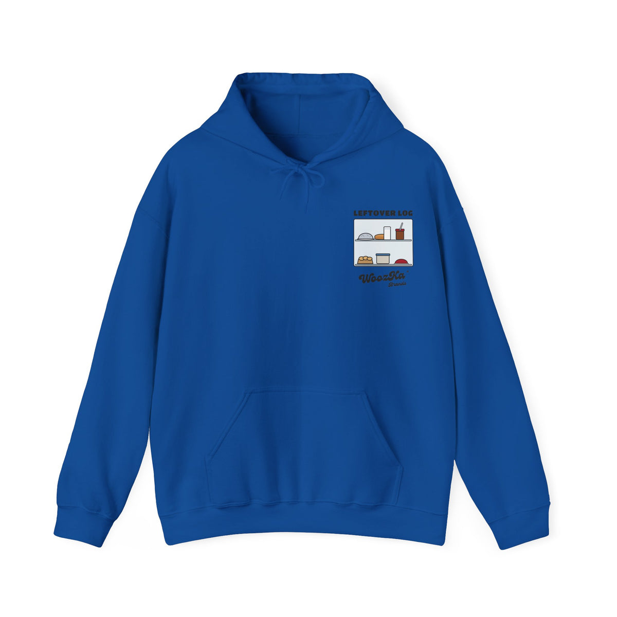 WoozKa Brands Funny Thanksgiving Leftovers Hoodie, Turkey Pie Back Print