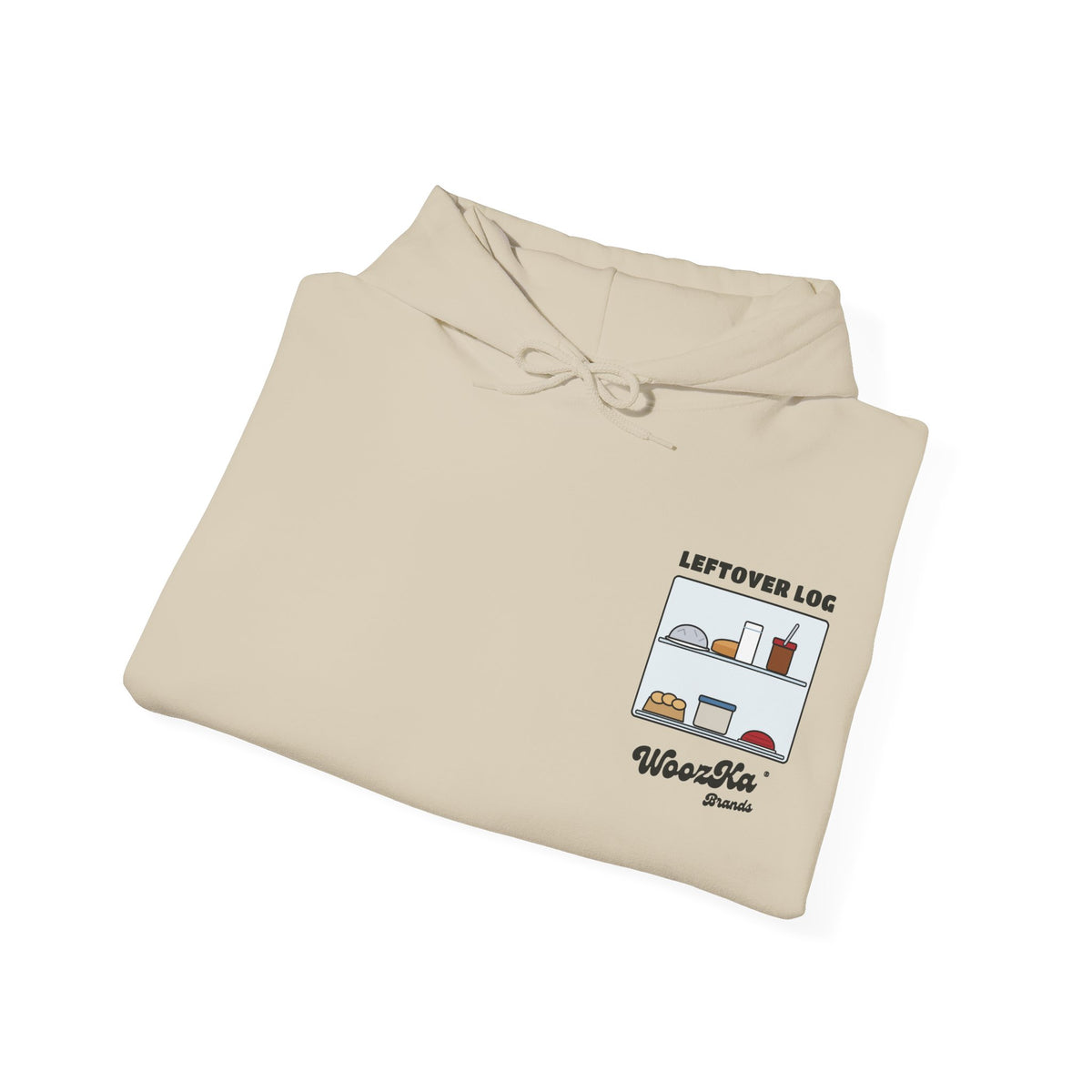 WoozKa Brands Funny Thanksgiving Leftovers Hoodie, Turkey Pie Back Print