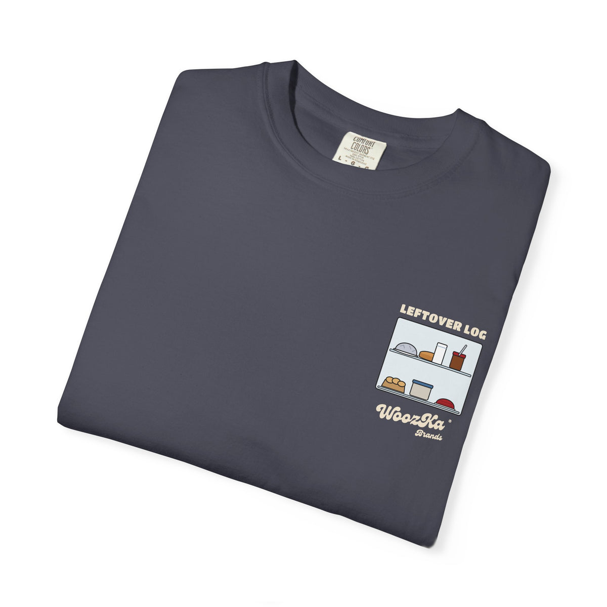 WoozKa Brands Funny Thanksgiving Leftovers Heavyweight Tee, Back Print