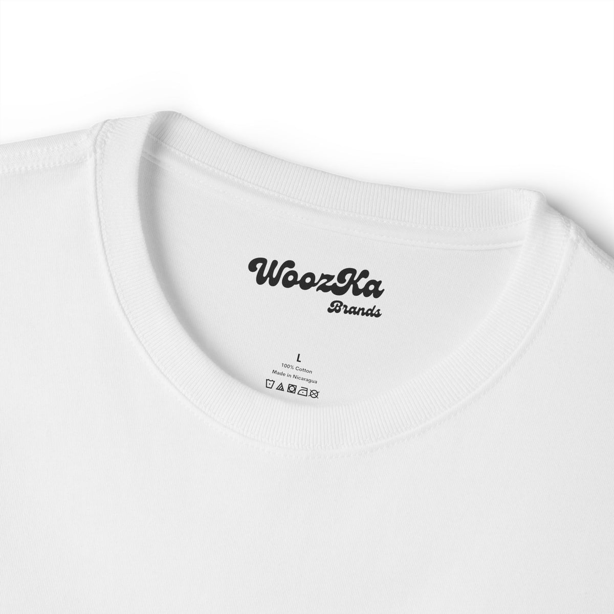 WoozKa Brands Late Night Noodles Ghost Oversized Boxy T-Shirt, Two-Sided