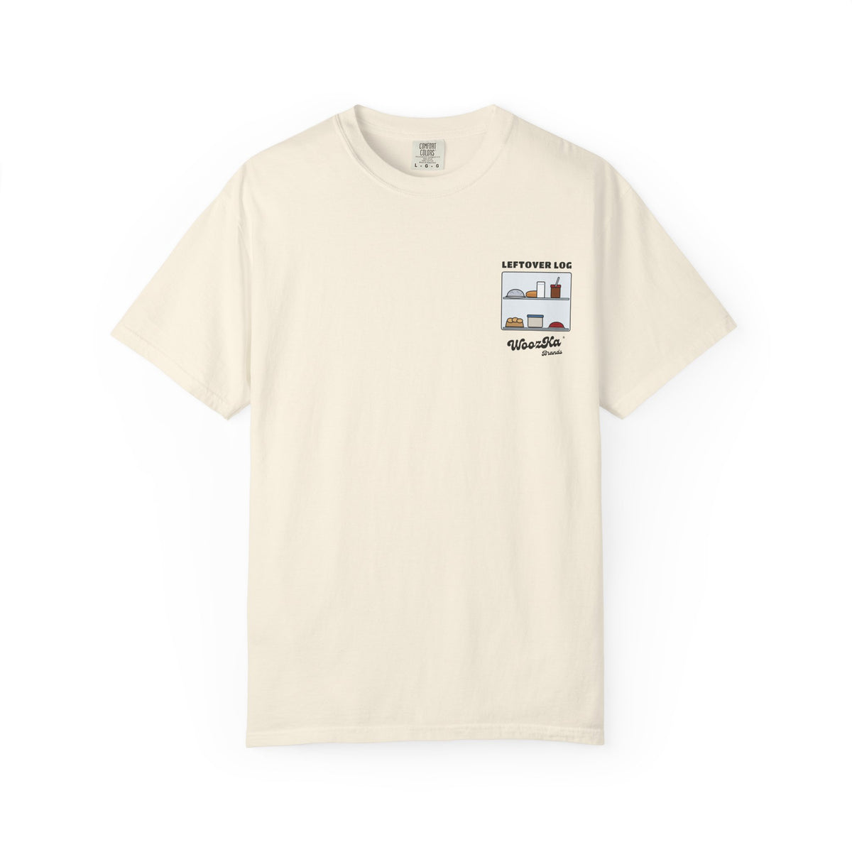 WoozKa Brands Funny Thanksgiving Leftovers Heavyweight Tee, Back Print
