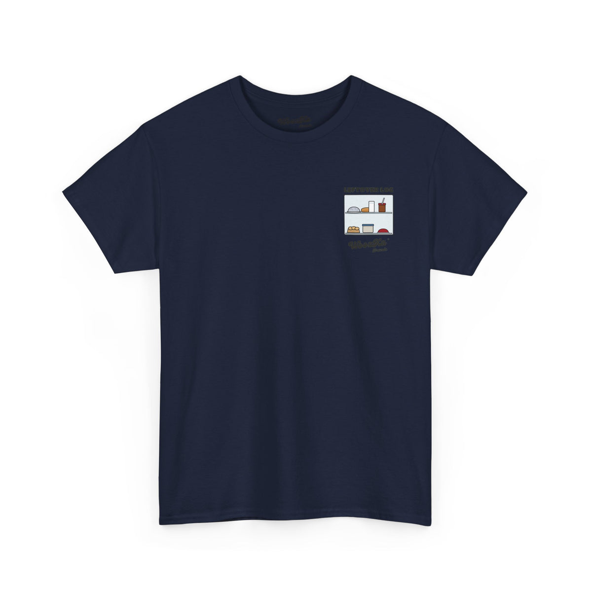 WoozKa Brands Funny Thanksgiving Leftovers T-Shirt, Turkey Pie Back Print