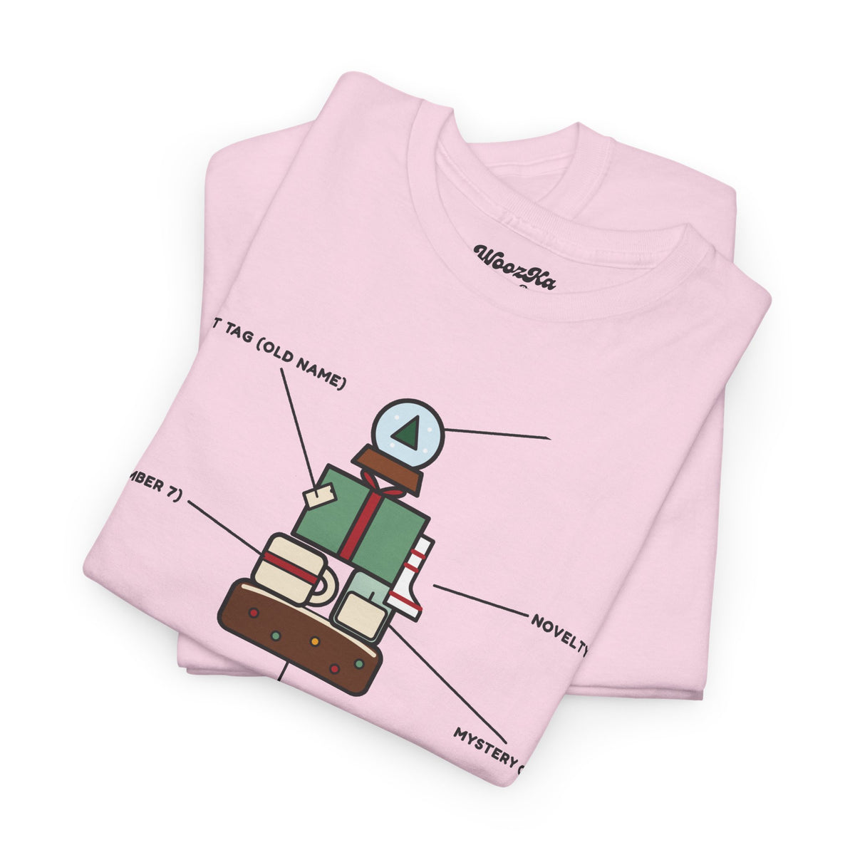 WoozKa Brands Funny Christmas T-Shirt, Regift Office Party Front Print