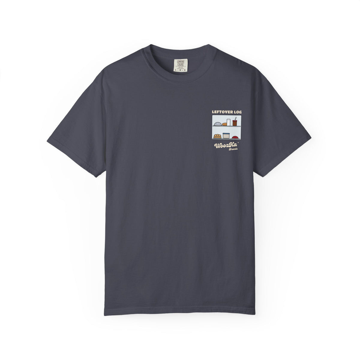 WoozKa Brands Funny Thanksgiving Leftovers Heavyweight Tee, Back Print
