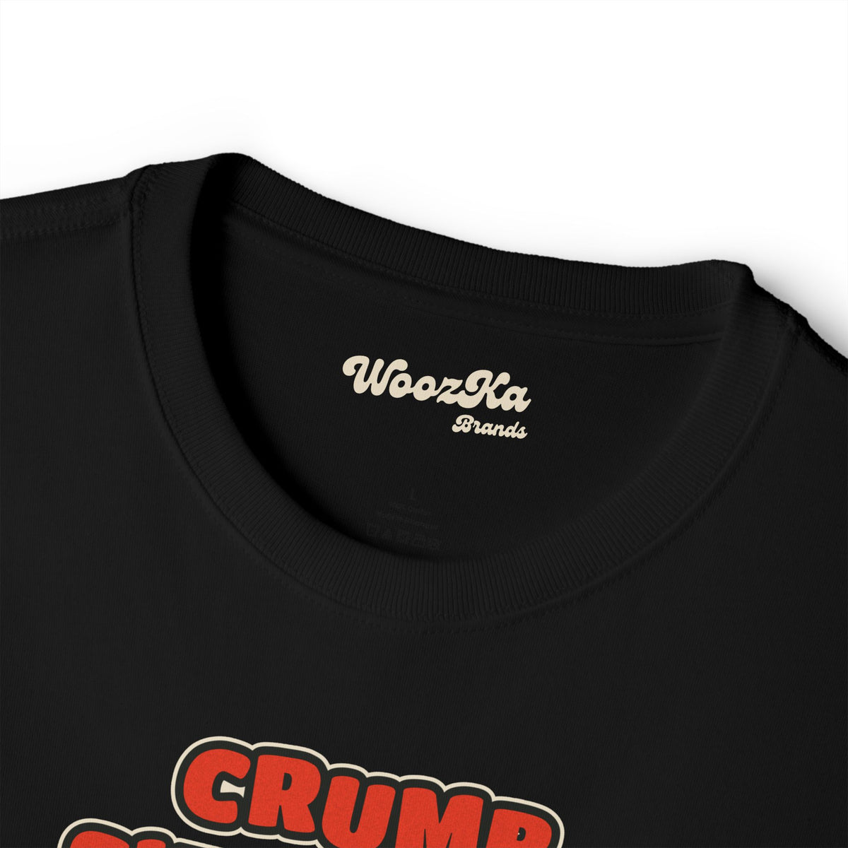 WoozKa Brands Crumb Situation Opossum Oversized Boxy T-Shirt, Front Graphic