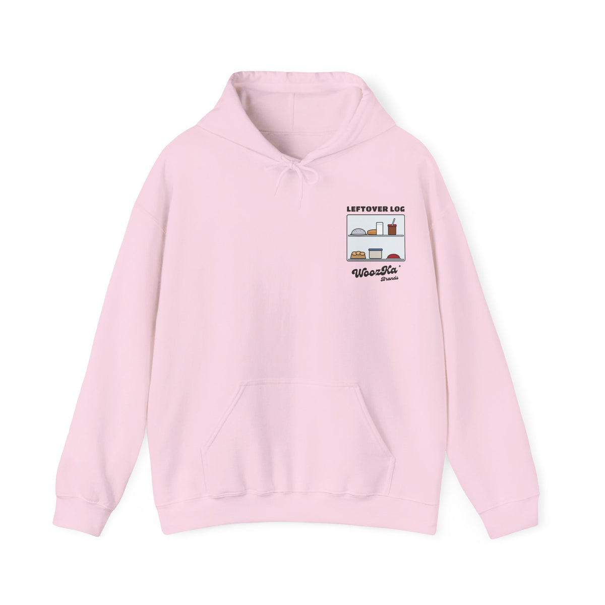WoozKa Brands Funny Thanksgiving Leftovers Hoodie, Turkey Pie Back Print