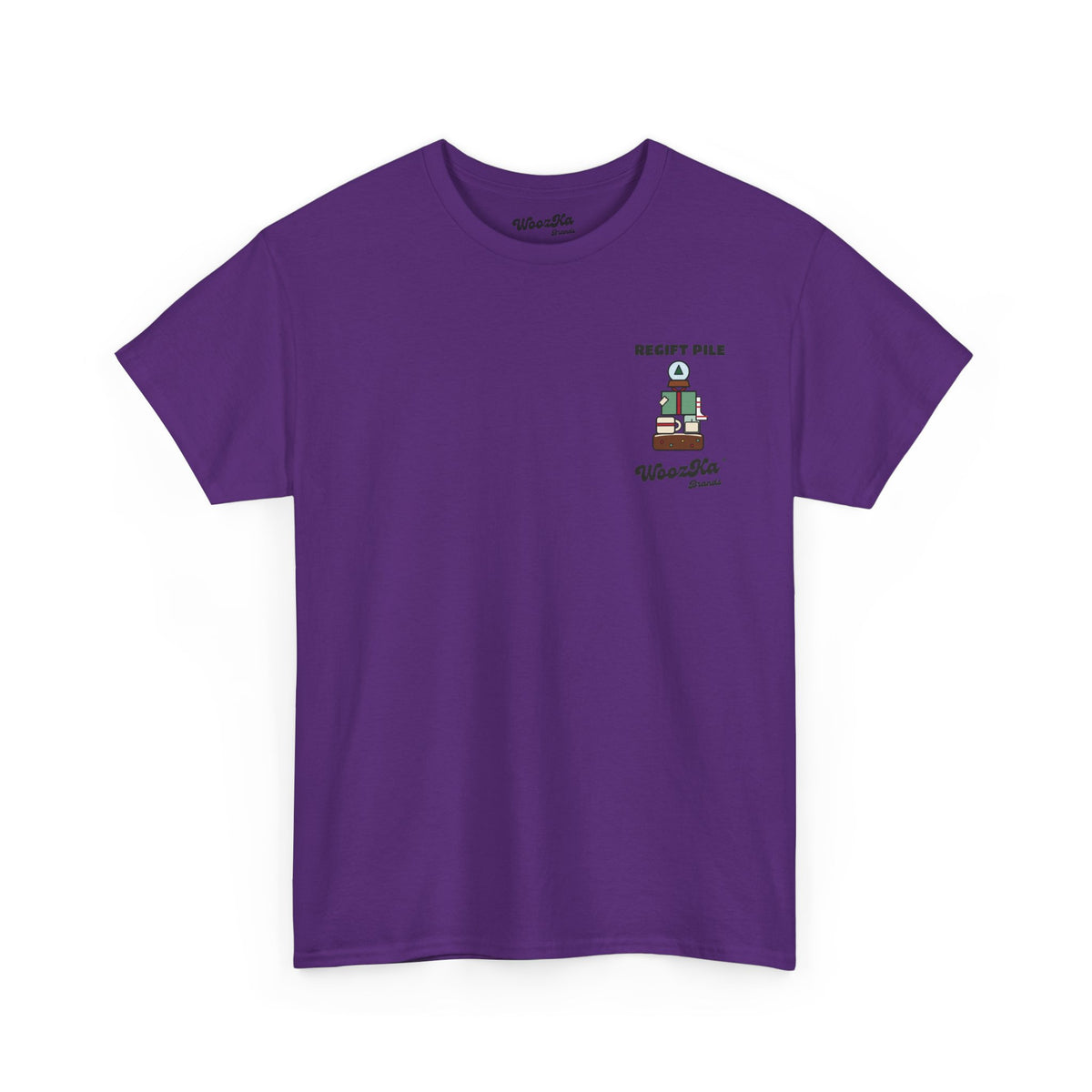 WoozKa Brands Funny Christmas T-Shirt, Regift Office Party Back Print