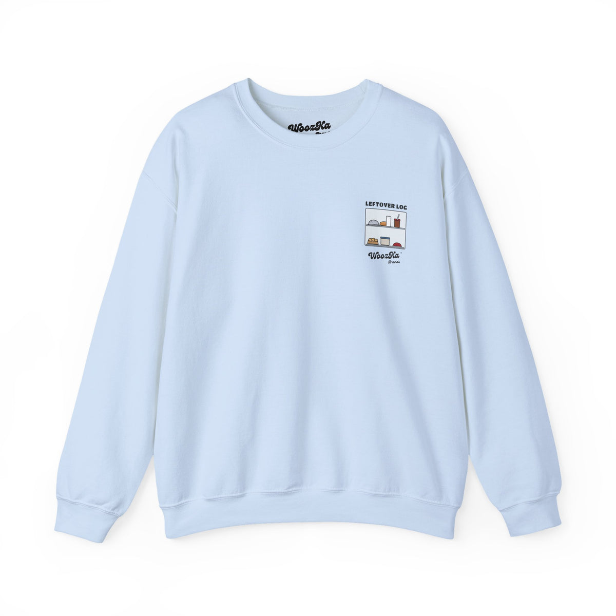 WoozKa Brands Funny Thanksgiving Leftovers Sweatshirt, Back Print