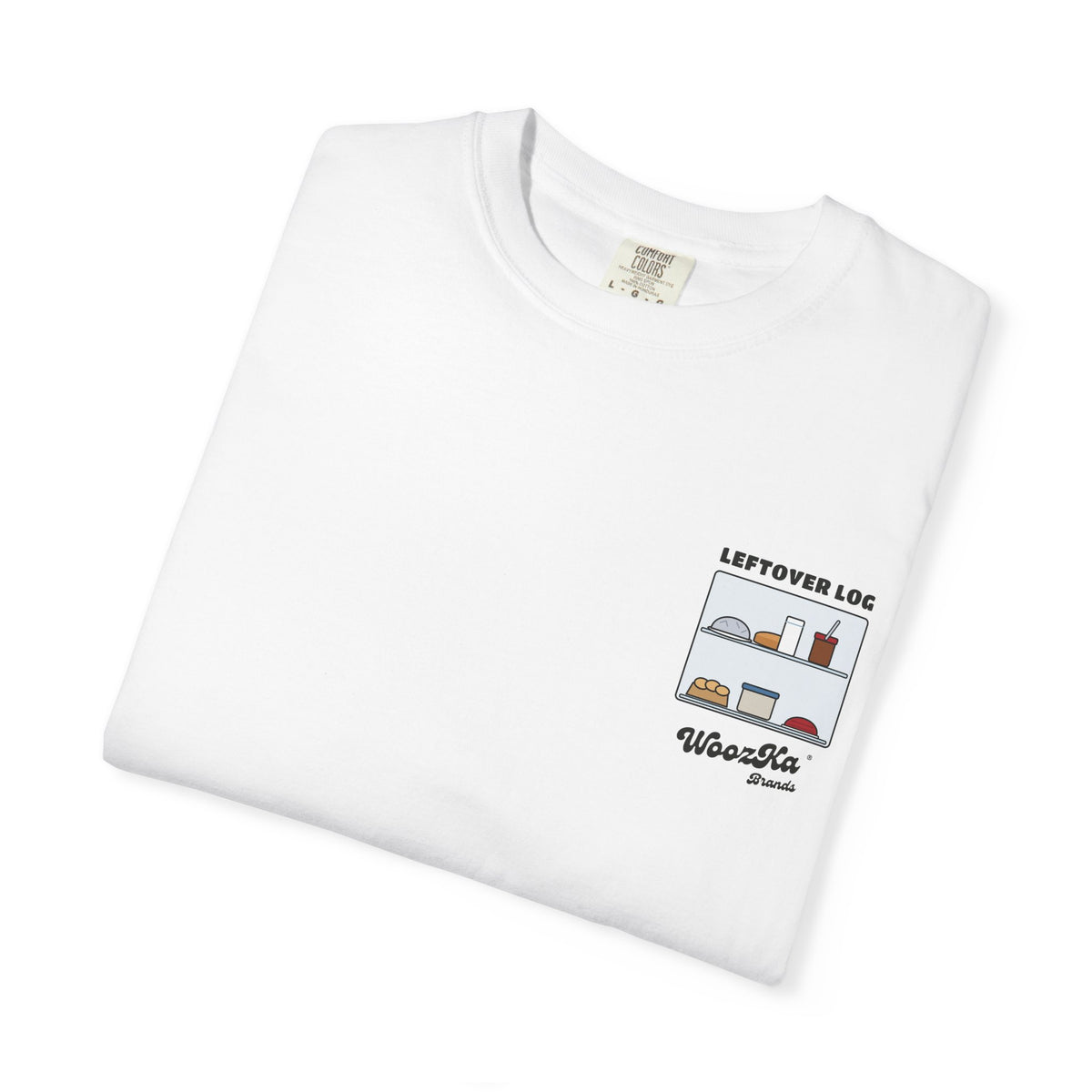 WoozKa Brands Funny Thanksgiving Leftovers Heavyweight Tee, Back Print