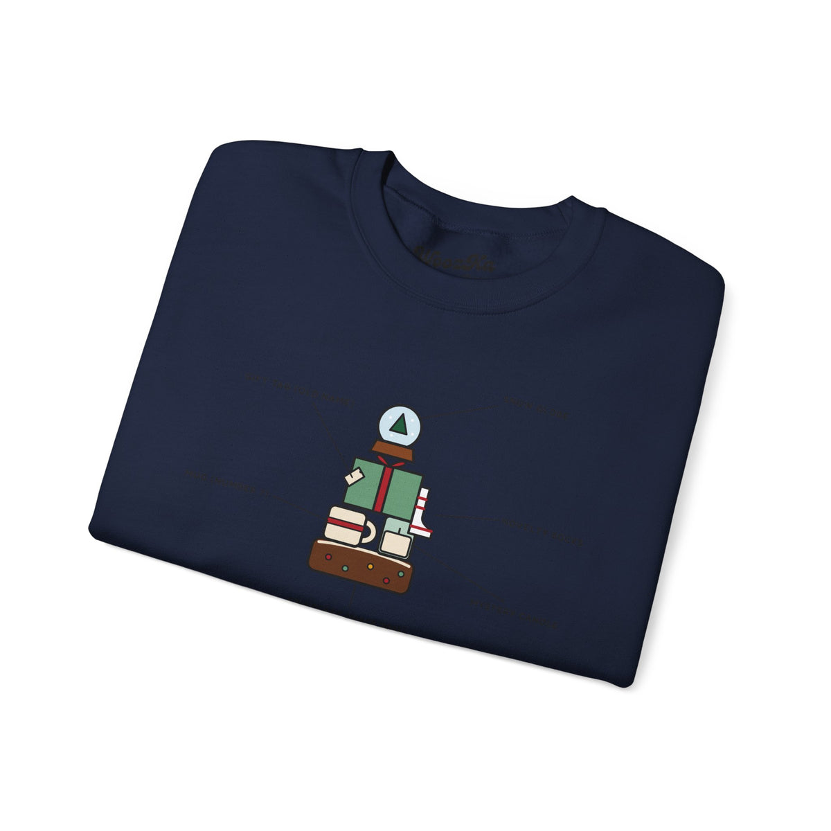WoozKa Brands Funny Christmas Sweatshirt, Regift Office Party Front Print