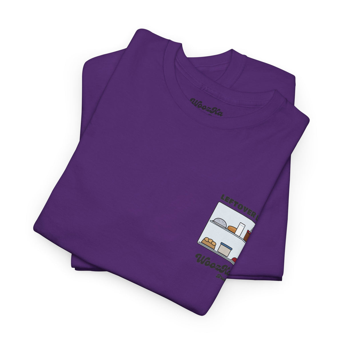 WoozKa Brands Funny Thanksgiving Leftovers T-Shirt, Turkey Pie Back Print