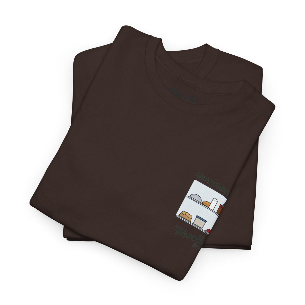 WoozKa Brands Funny Thanksgiving Leftovers T-Shirt, Turkey Pie Back Print