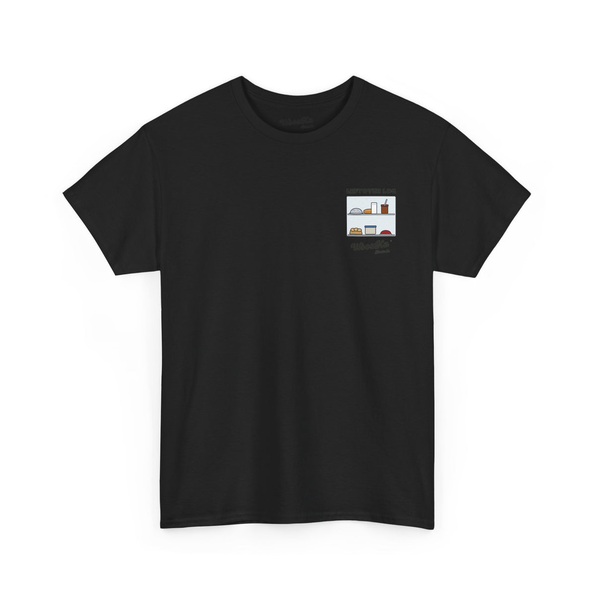 WoozKa Brands Funny Thanksgiving Leftovers T-Shirt, Turkey Pie Back Print